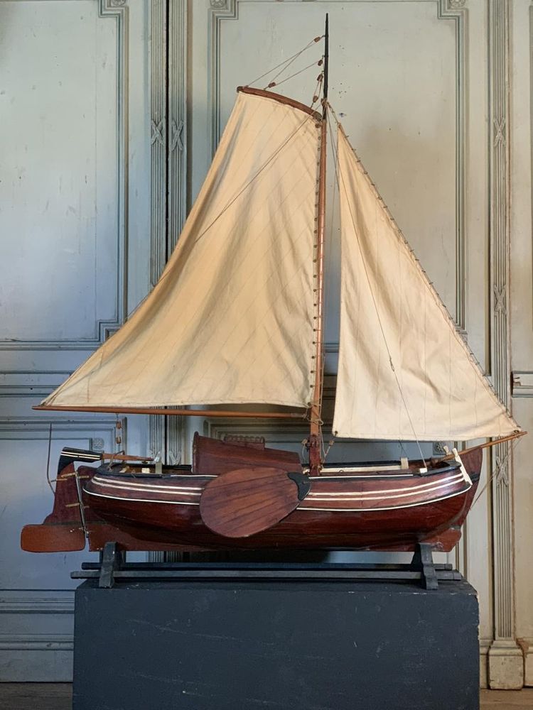 Large Model of a North Sea Sailing Ship, Boerier