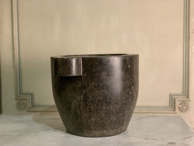 Blue Stone Mortar Height 25cm