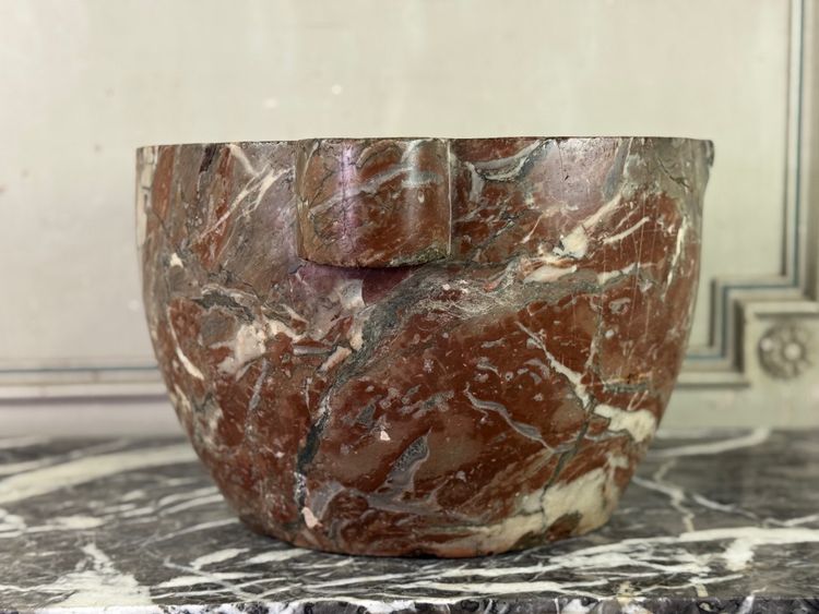 Large Rance marble mortar, 18th century