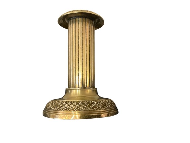 Small bronze candlestick in the Louis XVI style from the 19th century