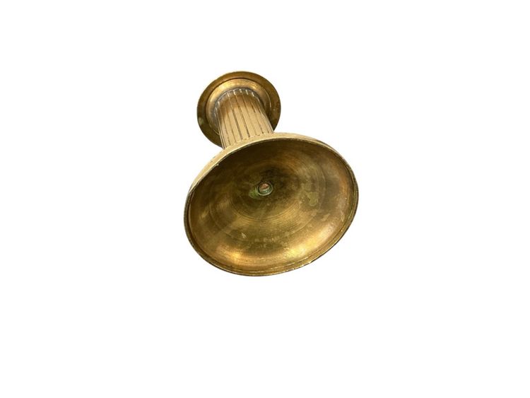 Small bronze candlestick in the Louis XVI style from the 19th century