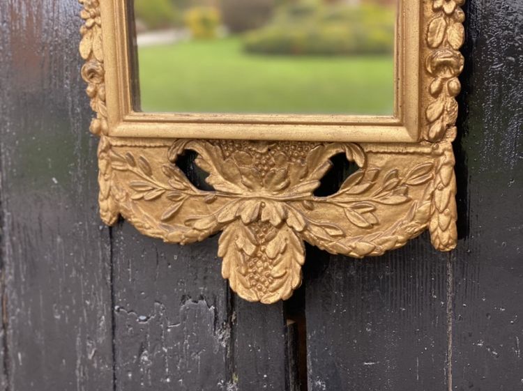 Gilded Carved Wooden Mirror, 19th Century
