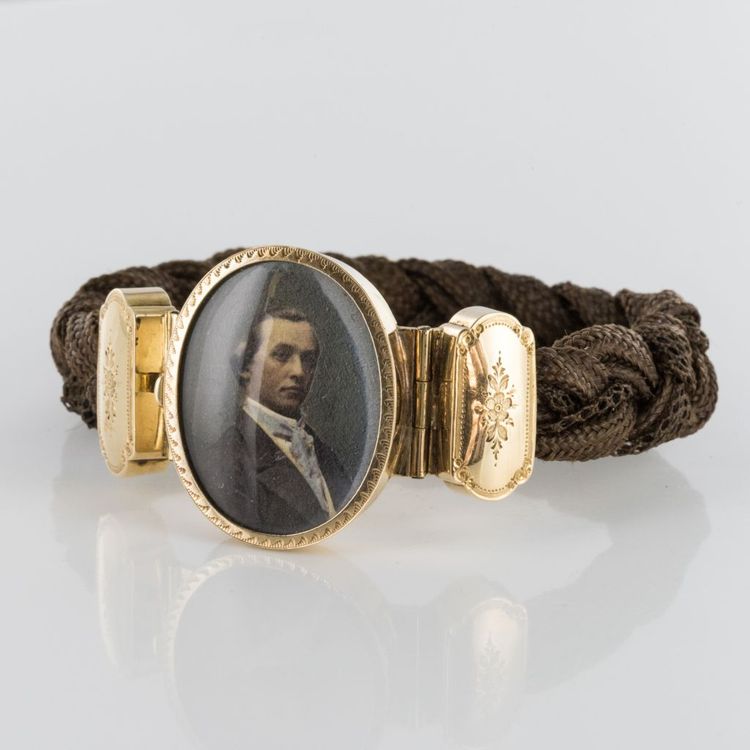 Antikes Armband Haar Fotografie eines eleganten