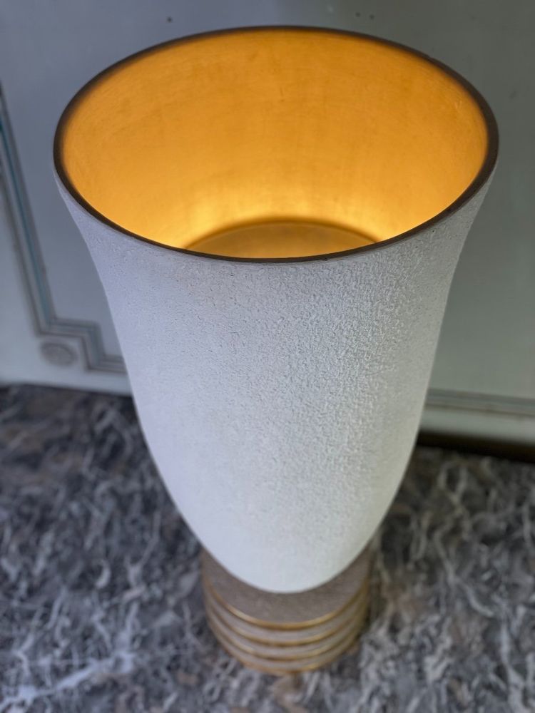 Art Deco Stoneware Lamp Circa 1940