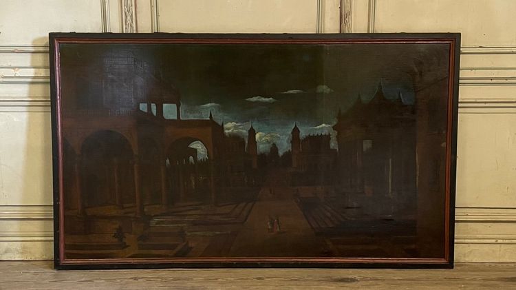 "Ideal Architectures", Oil on Canvas, 18th Century