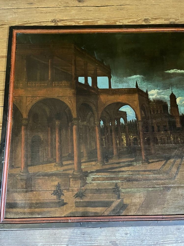 "Ideal Architectures", Oil on Canvas, 18th Century