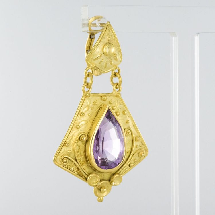Ohrhänger Gold Amethyst