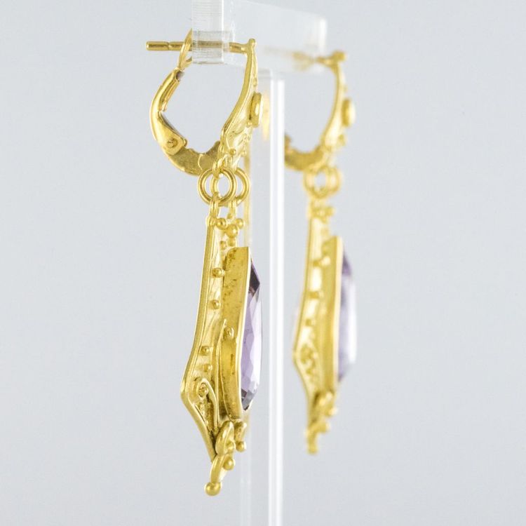 Ohrhänger Gold Amethyst