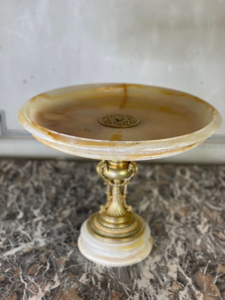 Onyx and Gilt Bronze Cup Circa 1880