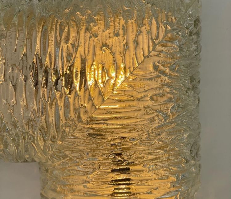 Murano Glass Ceiling Chandelier, Barovier, Circa 1950