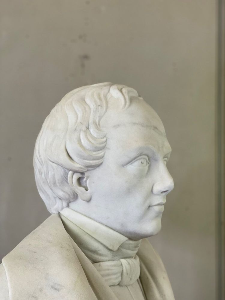 Carrara Marble Bust Early 19th Century