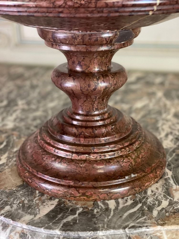 Griotte Red Marble Basin Circa 1800