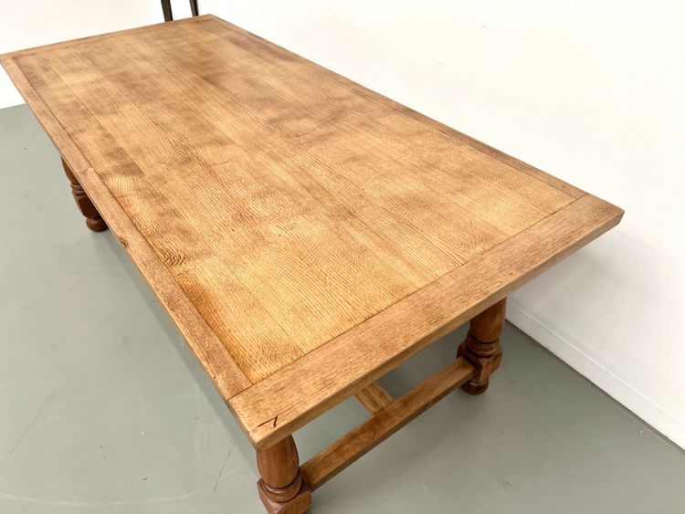 Oak and cherry table - 70s