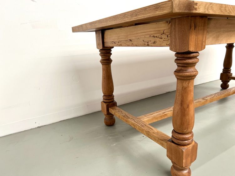 Oak and cherry table - 70s