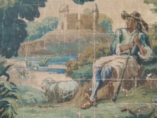 Tapestry cartoon: shepherd