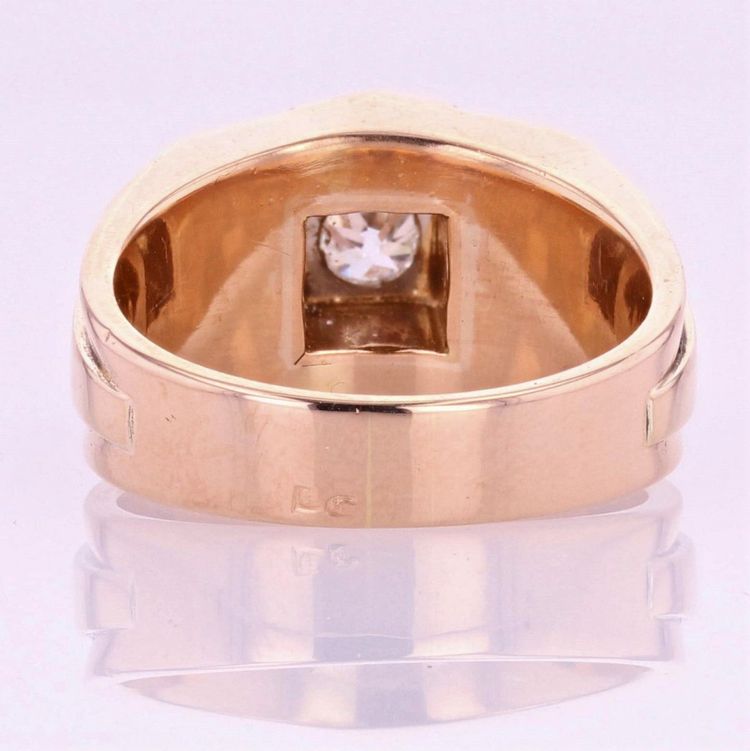 Tank Diamond Bridge Ring