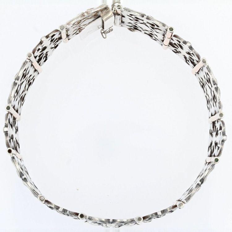 Bracelet Ancien Argent Et Vermeil