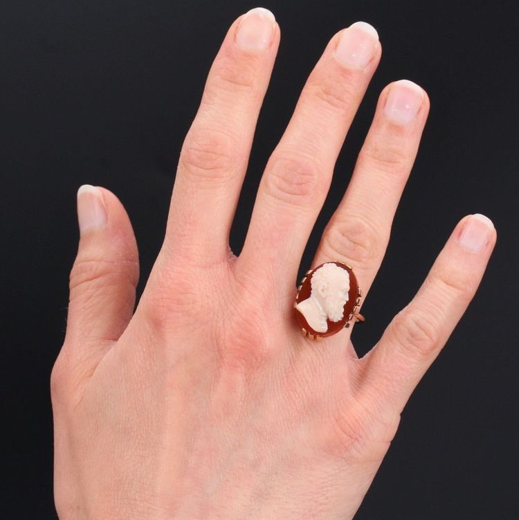 Bague Camée Ancien De Michaelange