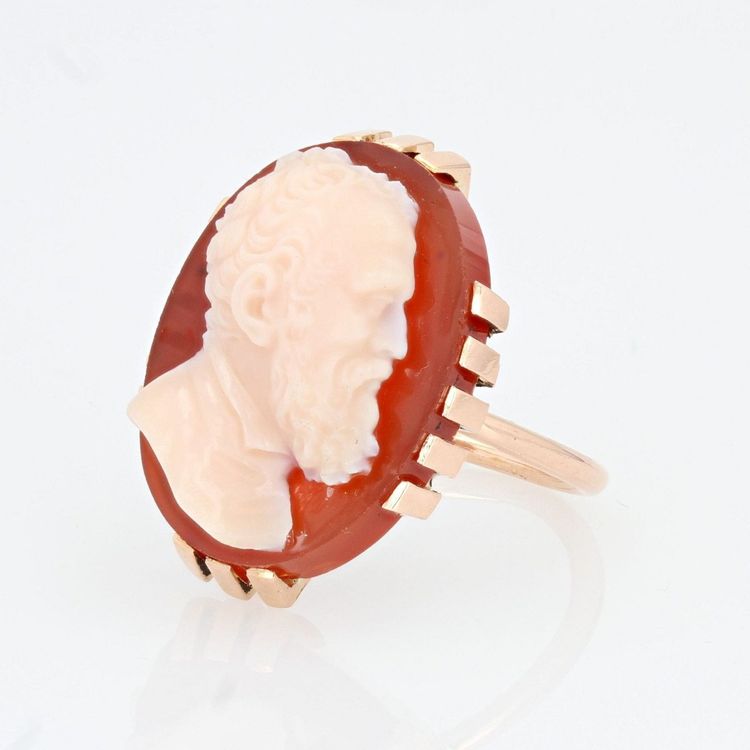 Bague Camée Ancien De Michaelange