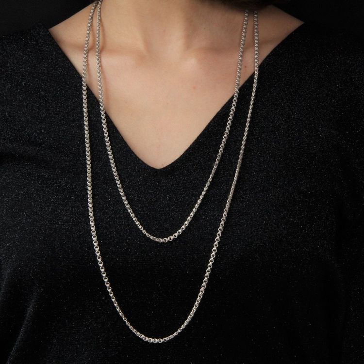 Collana in argento antico