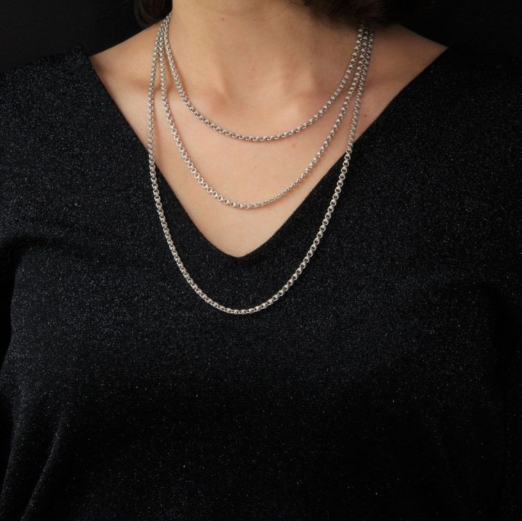 Collana in argento antico