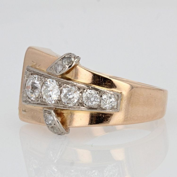 Ring Tank Asymmetrisch Diamanten