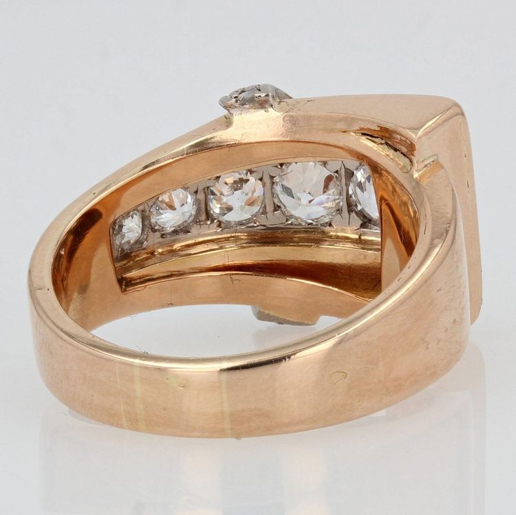 Ring Tank Asymmetrisch Diamanten