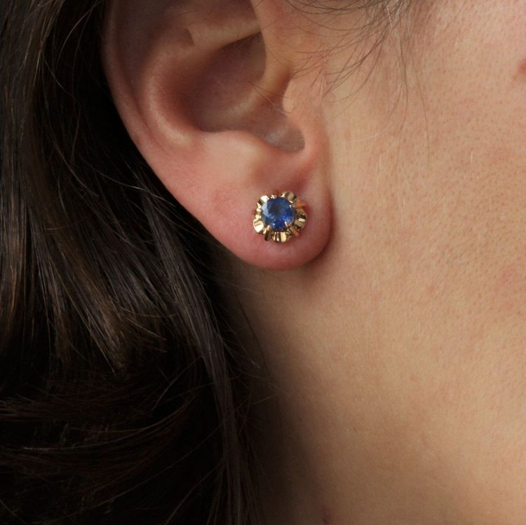Vintage Sapphire Studs