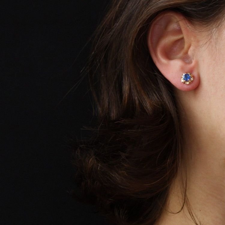 Vintage Sapphire Studs