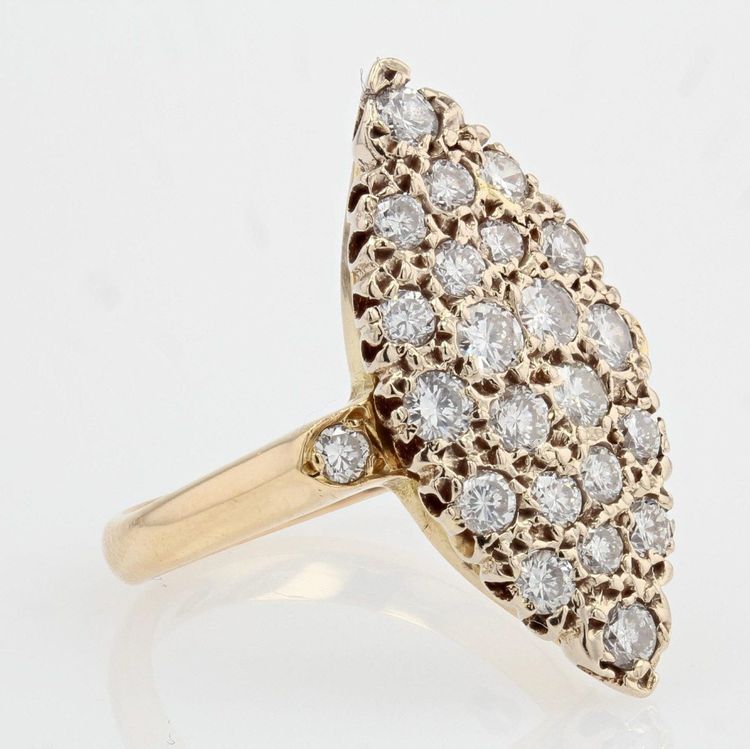 Vintage Diamant Marquise Ring