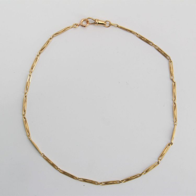 Collier Ancien En Or Jaune Grains De Riz