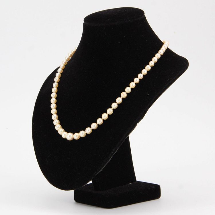 Collier En Chute De Perles à l'Orient Crème Nacré