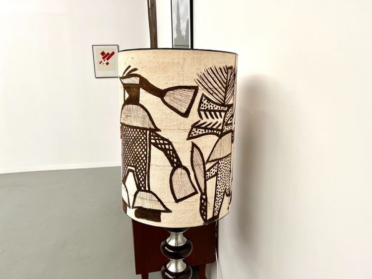 Modernist aluminum floor lamp