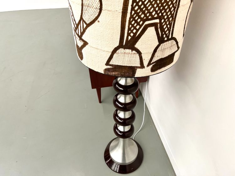 Modernist aluminum floor lamp