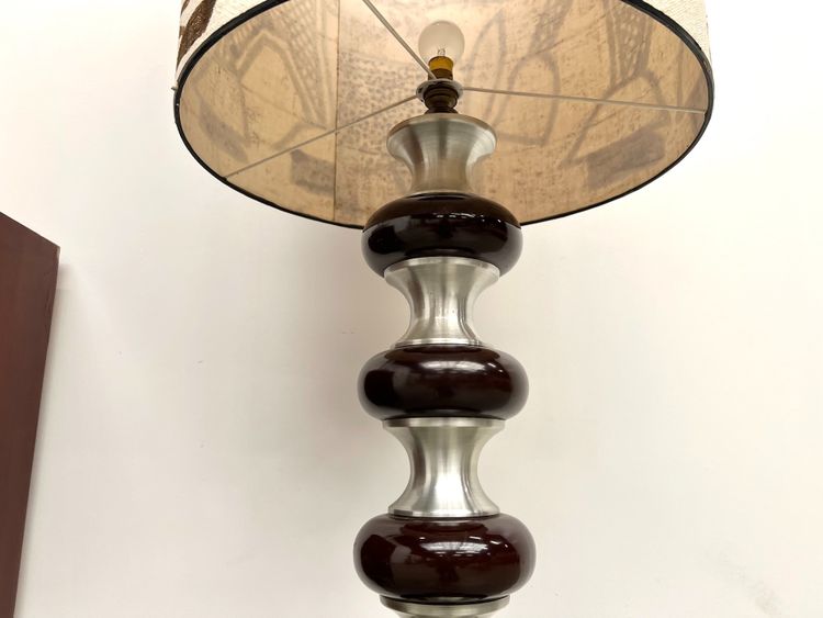 Modernist aluminum floor lamp
