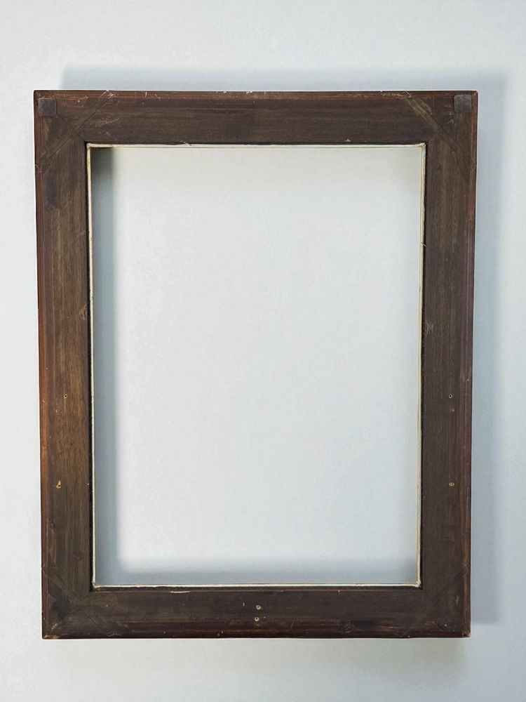 1950s Montparnasse Wood and Stucco Frame for Painting 49 cm x 66 cm