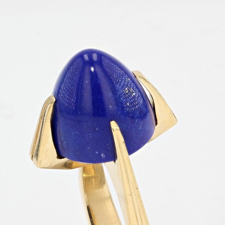 Anello vintage in oro e lapislazzuli