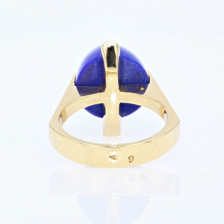 Anello vintage in oro e lapislazzuli