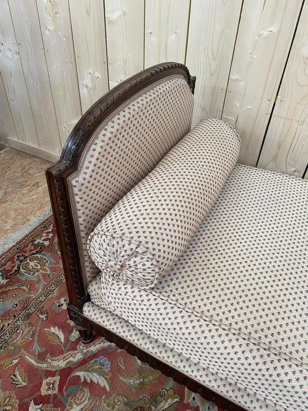 Benchet - Louis XVI Style Sofa Flower Fabric