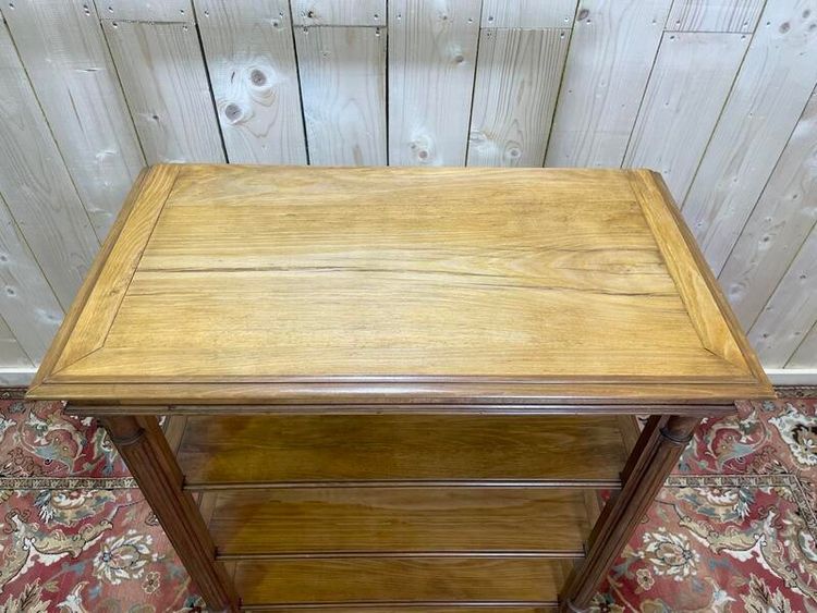 Napoleon III Walnussschelf mit Säulen