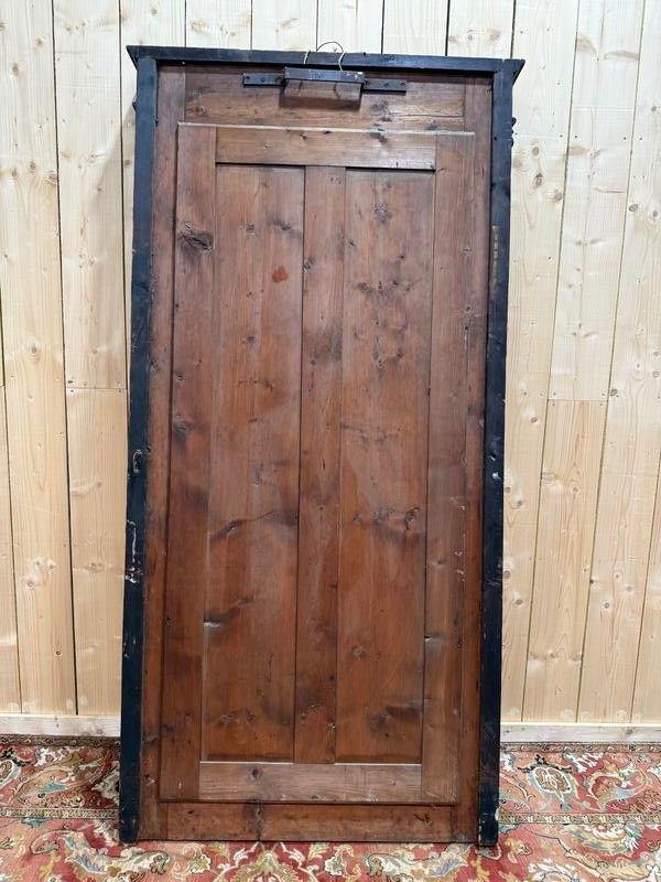 Specchio era Napoleone III in legno annerito