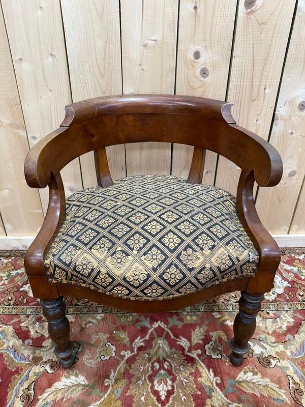 Fauteuil de bureau époque Napoléon III - Louis Philipe 