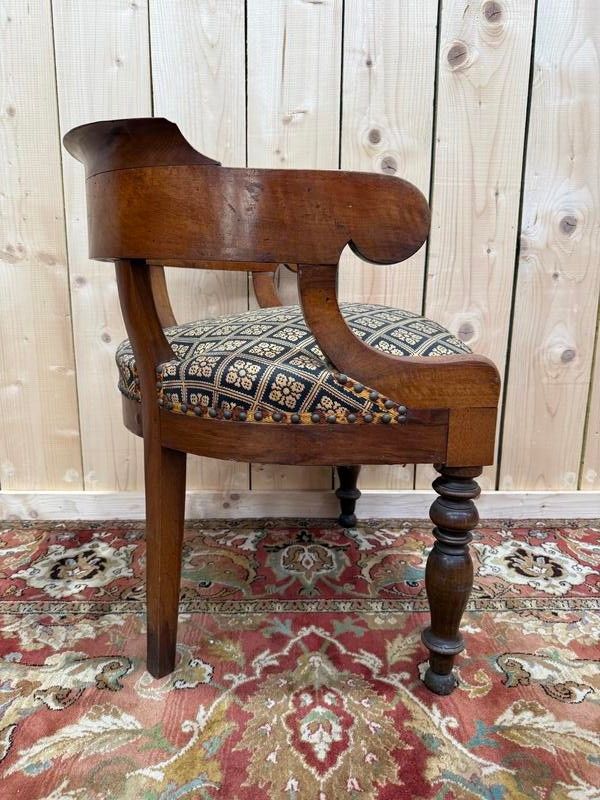 Fauteuil de bureau époque Napoléon III - Louis Philipe 