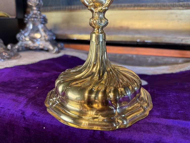 Baroque silver chalice - circa 1780
