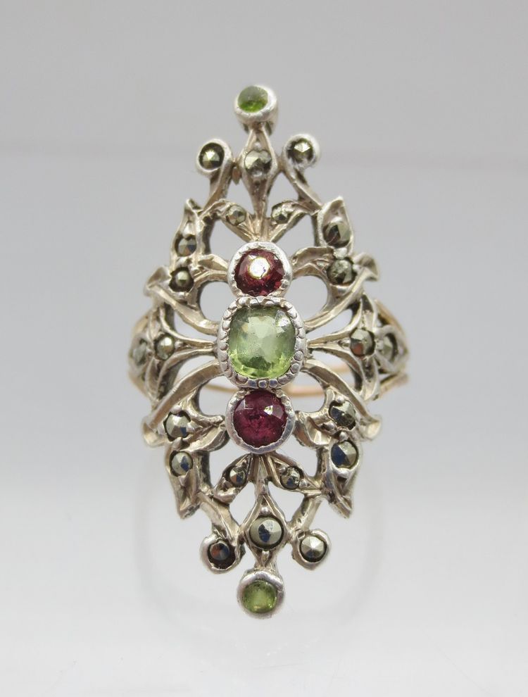 Marquise or et argent, XIXe siècle.  