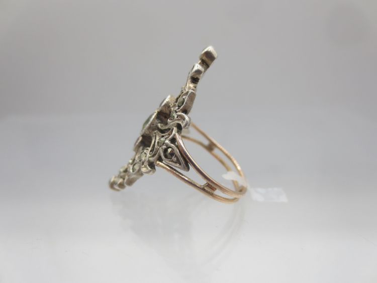 Marquise or et argent, XIXe siècle.  