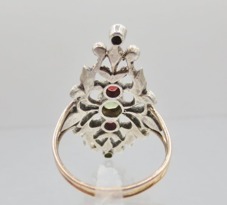 Marquise or et argent, XIXe siècle.  
