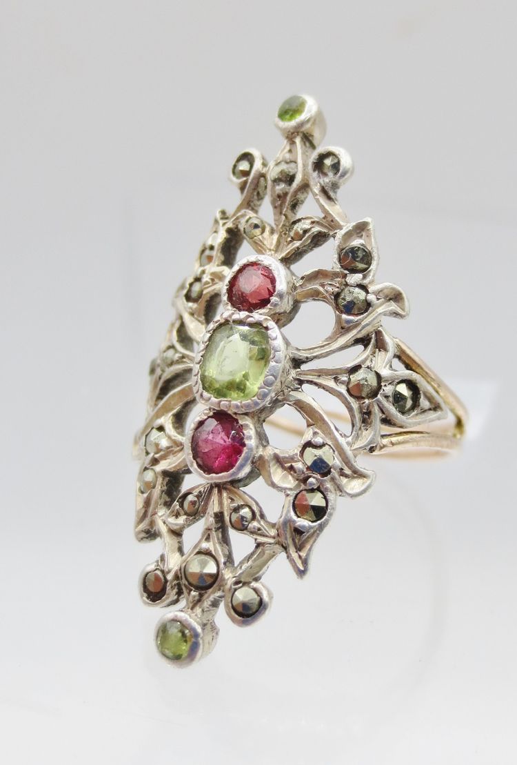 Marquise or et argent, XIXe siècle.  