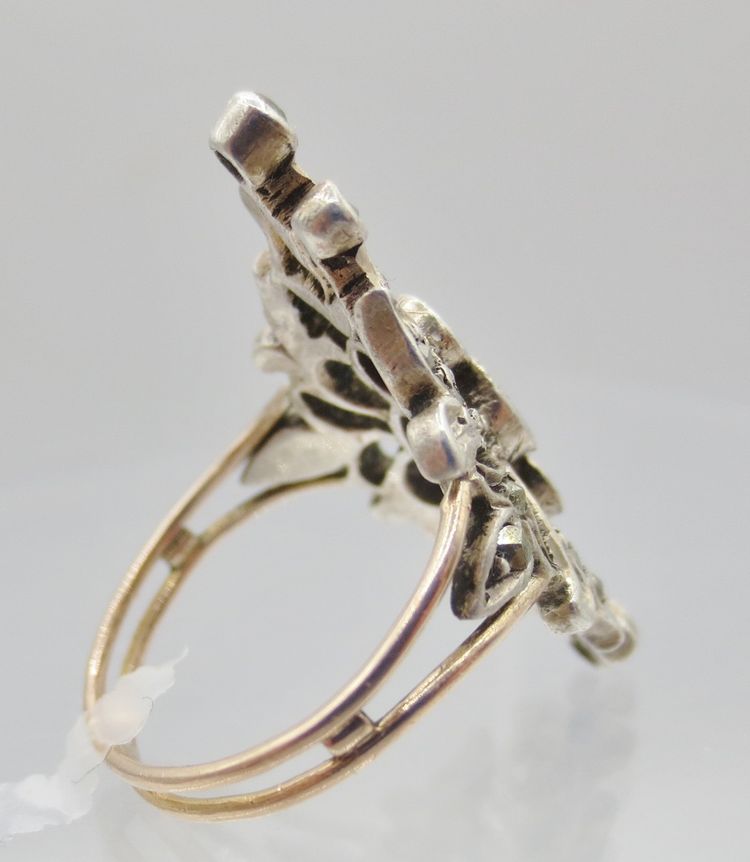 Marquise or et argent, XIXe siècle.  
