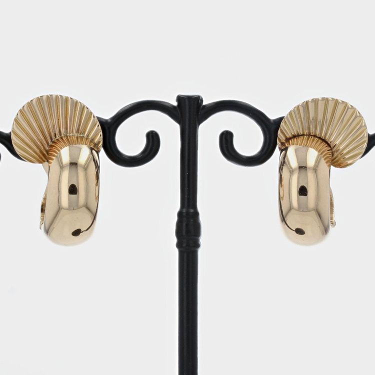 Clips d'Oreilles En Or Rétro